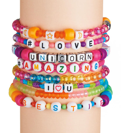 CRA-Z-ART Shimmer n Sparkle ABC Fashion Bead Bracelets Bracelet Maker Personalised friendship bracelets with over 700 beads Jewellery making kit Make your own friendship bracelets