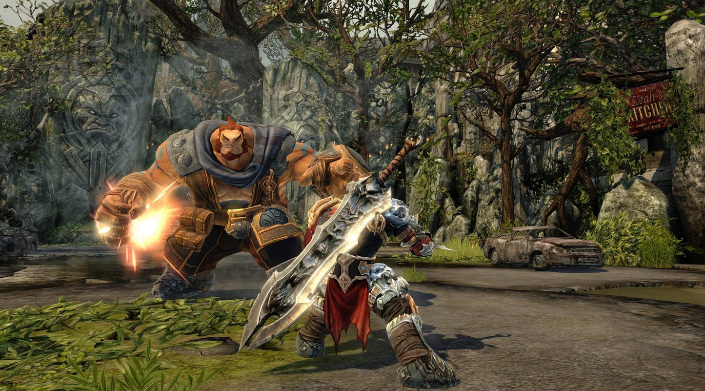 Darksiders Warmastered for PlayStation 5 game case with artwork and title, published by THQ Nordic.