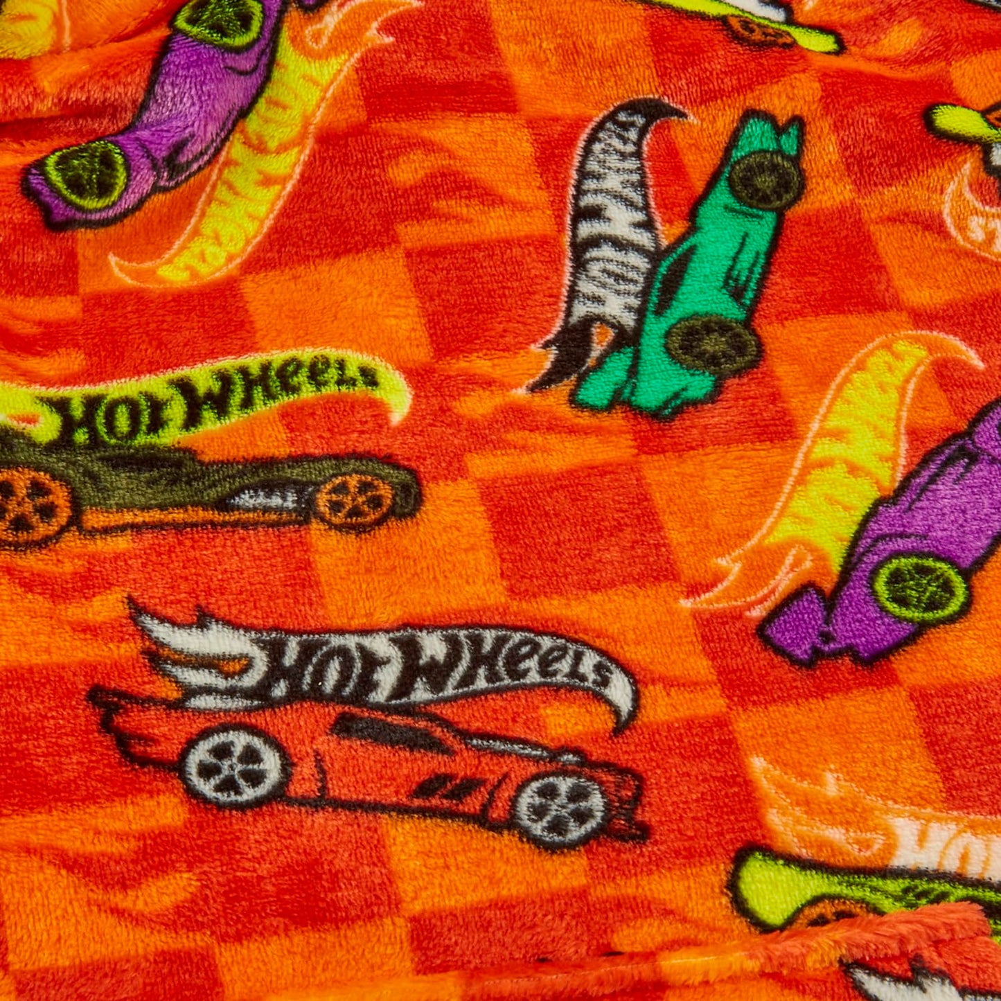 Hot Wheels Hoodie For Kids | Boys Oversized Hoodie Soft Fleece Blanket | Sherpa Hood Lining | Car Gift For Boys | One Size Fits All Age 4-10 Years Orange
