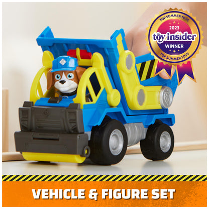 Rubble & Crew, Wheeler’s Dump Truck Toy with Movable Parts and a Collectible Action Figure, Kids’ Toys for Ages 3 and Up