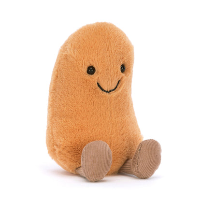 Jellycat Amuseable Bean plush toy, 5 cm x 7 cm x 12 cm, featuring a cute, smiling face and soft, colorful design.