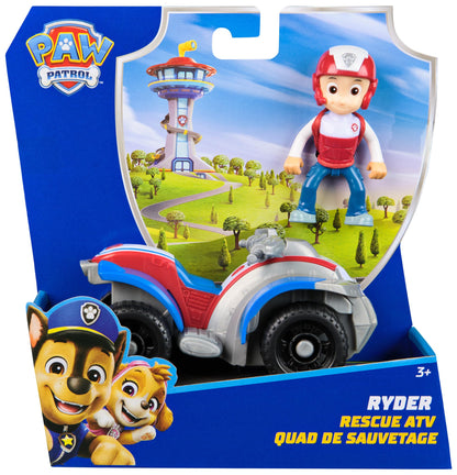 Paw Patrol, Ryder’s ATV Toy Vehicle with Collectible Action Figure, Sustainably Minded Kids’ Toys for Boys & Girls Aged 3 and Up