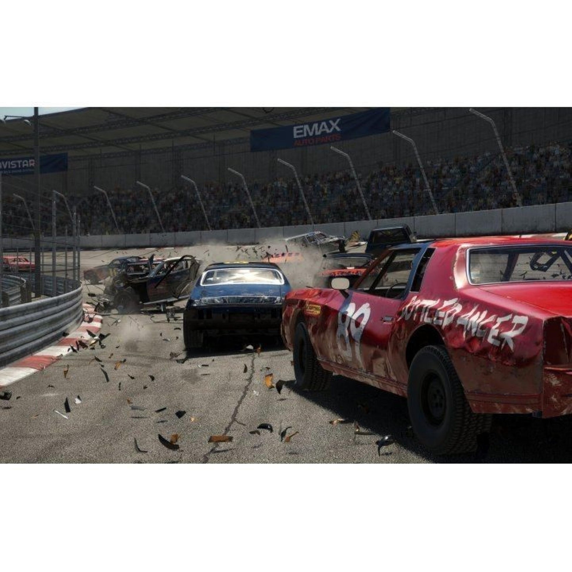 Wreckfest PS5 game case featuring intense racing and demolition gameplay, published by THQ Nordic.