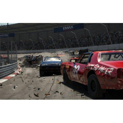 Wreckfest PS5 game case featuring intense racing and demolition gameplay, published by THQ Nordic.