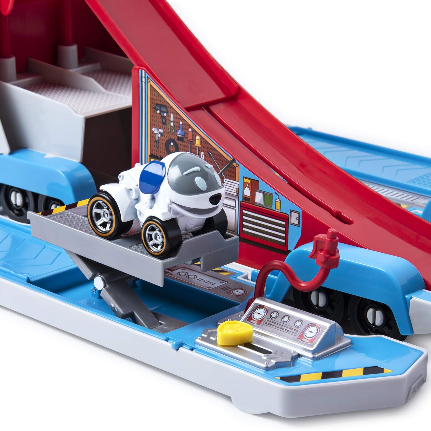 Paw Patrol, Launch’N Haul PAW Patroller, Transforming 2-in-1 Track Set for True Metal Die-Cast Vehicles