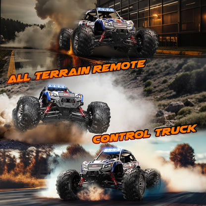SIMREX 1:16 Scale Hobby RC Car, 36 KPH High-Speed 4WD RC Truck, 2.4 GHz Remote Control Car, 4WD All-Terrain Electric Vehicle, Off-Road Vehicle for Kids And Adults