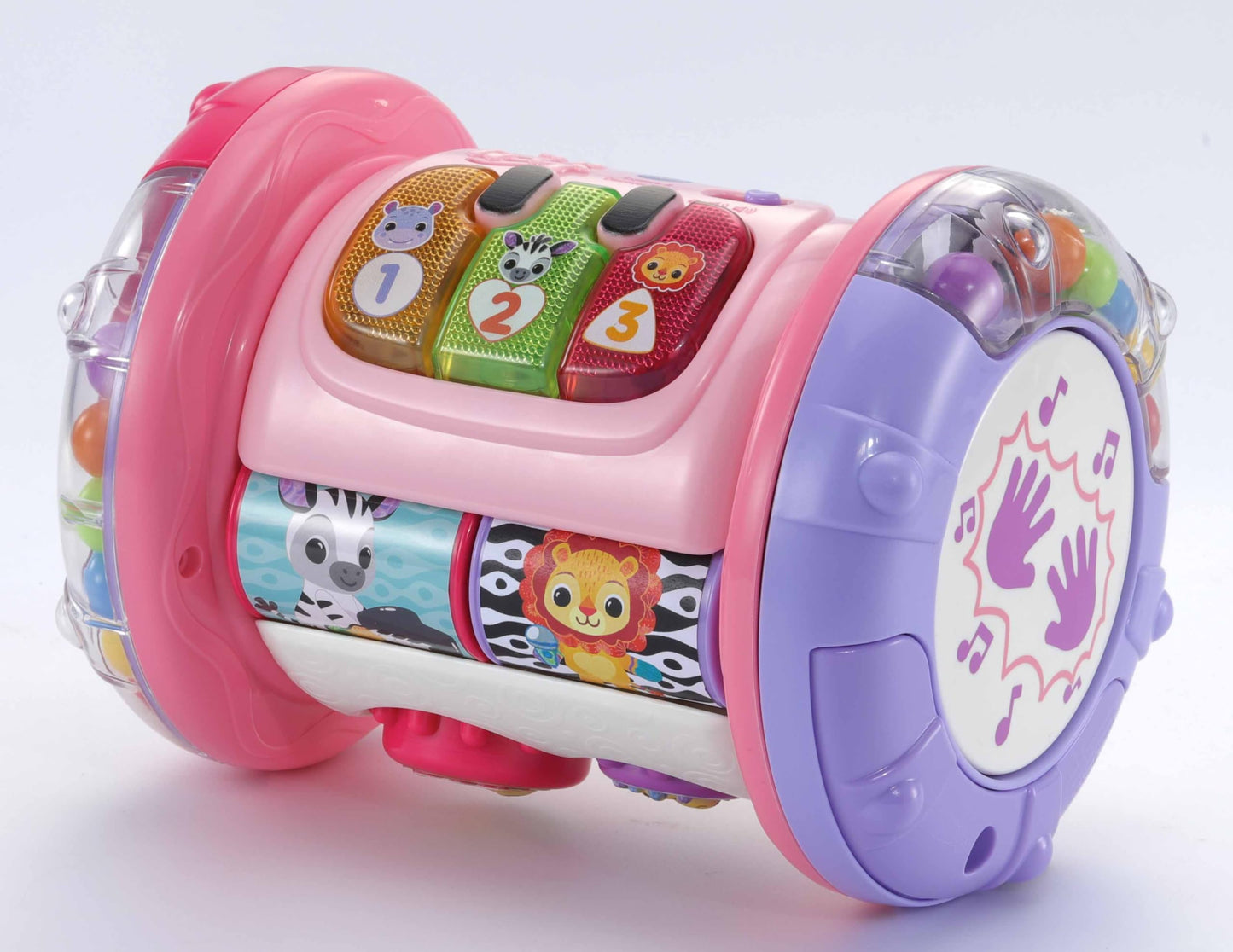 VTech Baby Explore & Discover Roller, Interactive Baby Toy with Gears, Rollers, Beads, Lights & Music, Roll & Push Gift for Infants 6, 9, 12 months +, English Version