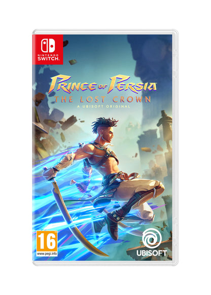 Nintendo Switch game cover for Prince of Persia: The Lost Crown by Ubisoft showing the game's artwork.
