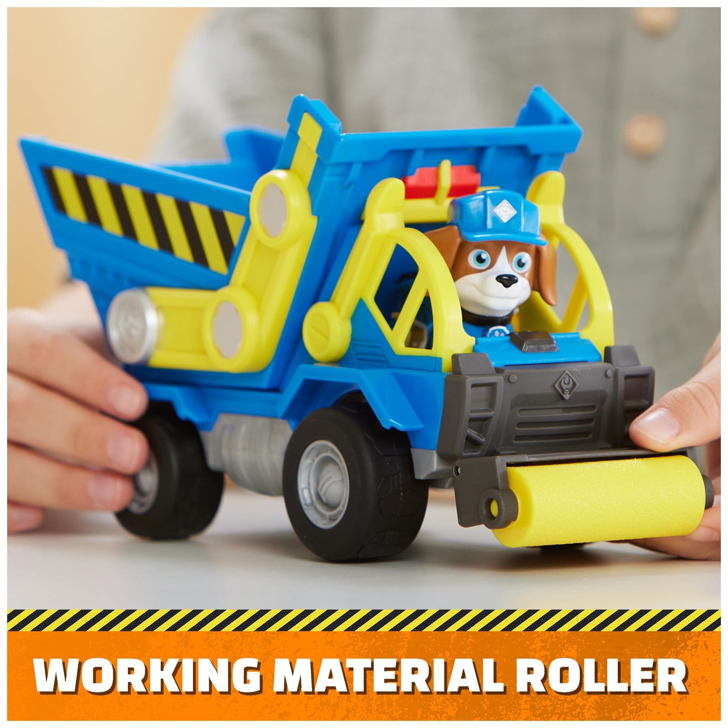 Rubble & Crew, Wheeler’s Dump Truck Toy with Movable Parts and a Collectible Action Figure, Kids’ Toys for Ages 3 and Up
