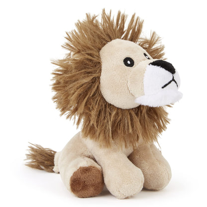 Zappi Co x3 Triple Pack of Childrens Playful Soft Cuddly Plush Toy realistic life like (12-15CM/5-6 Inches) (Elephant + Giraffe +Lion)