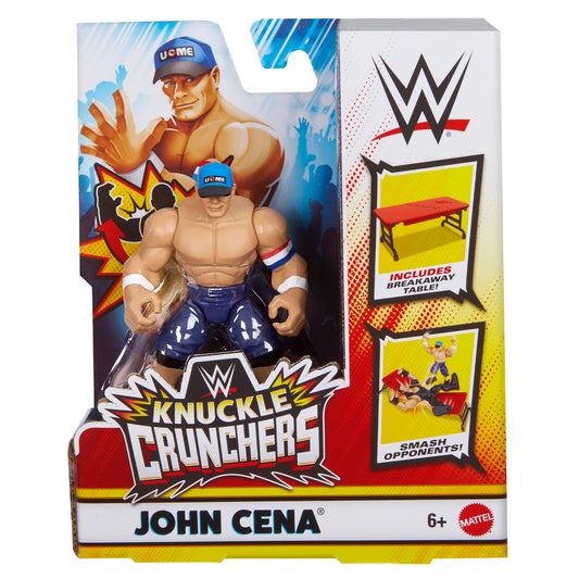 WWE John Cena (Blue) Knuckle Crunchers 6 Toy Wrestling Action Figure