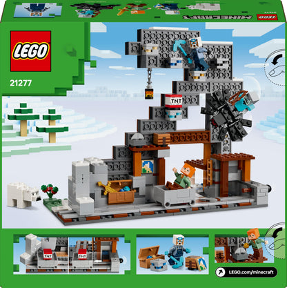 LEGO Minecraft The Pickaxe Mine - Interactive Building Toy - incl. Alex, Miner and Stray Spider Jockey Figures - Collectible Gamer Gift for 8+ Year Old Boys & Girls - 21277