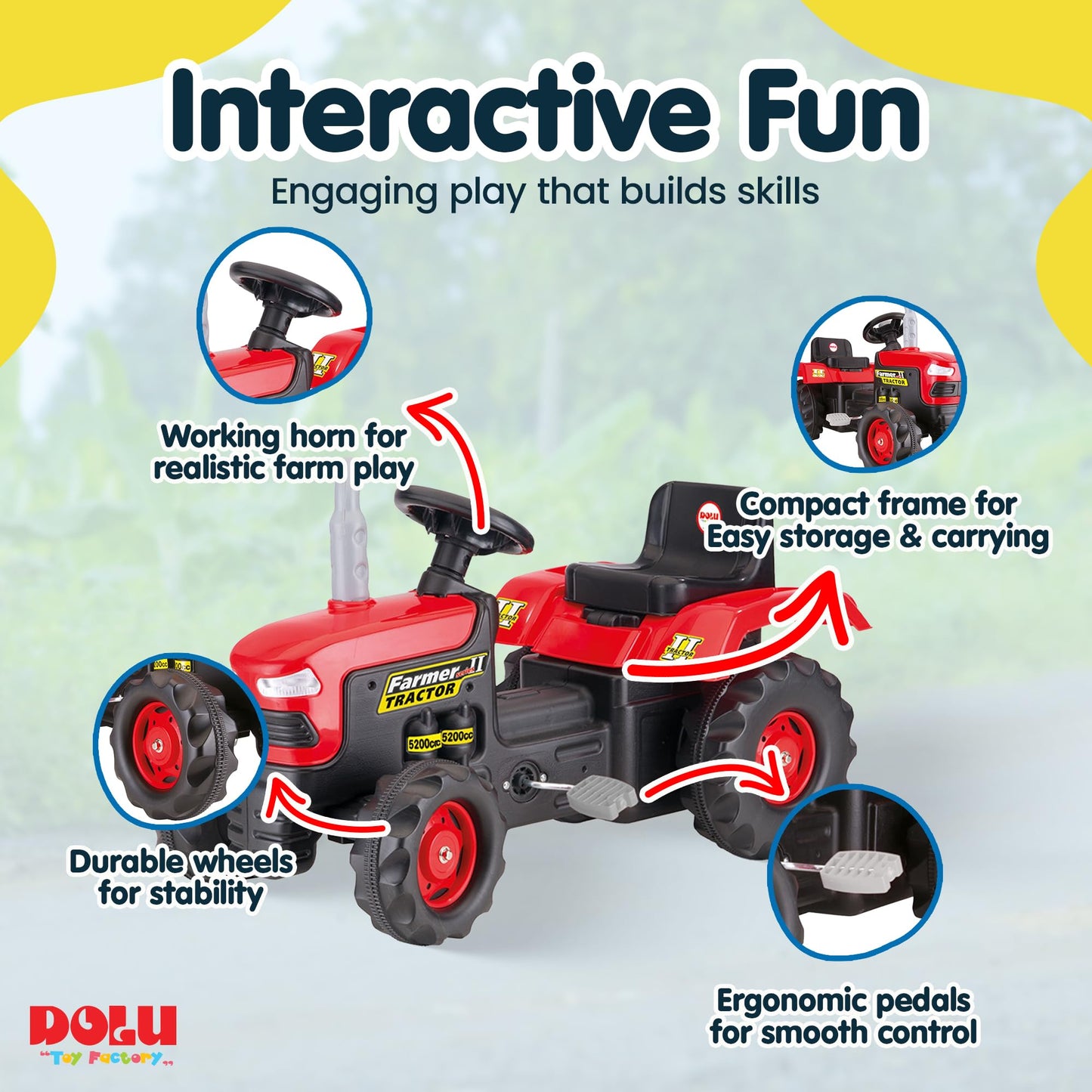 Dolu Child's Pedal Tractor (6268050)