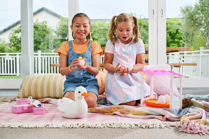 Pets Alive Mommy Duck & Baby Surprise by ZURU Nurturing Play Surprise Hatching Interactive Girls' Toy.
