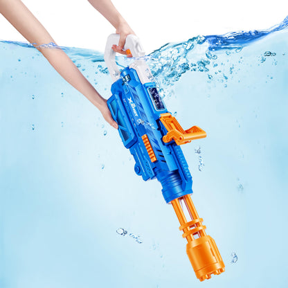 XSHOT Water Gatling Motor Soaker by ZURU, Motorised Blaster Watergun, Water Blaster, Water Toys, Fills with Water in just 1 Second, Rechargable Battery (Large Gatling Motor Soaker)