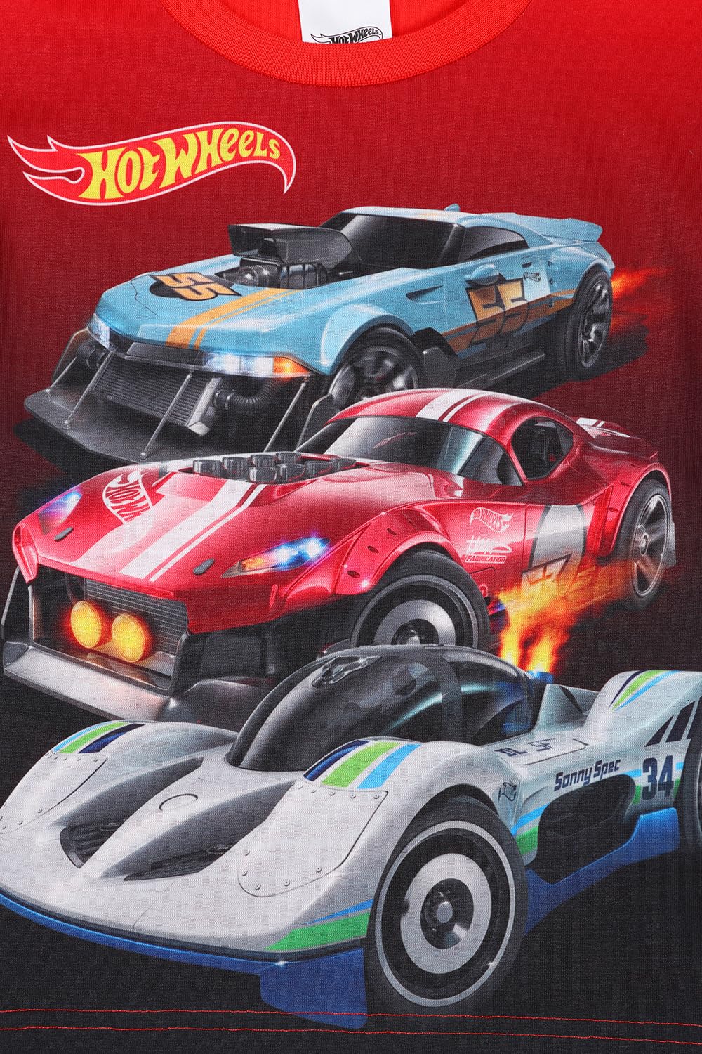 Hot Wheels Boys 3 Pack Kids T-Shirts Childrens Multipack Tshirt (7-8 Years) Multicoloured