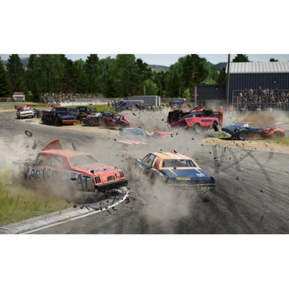 Wreckfest PS5 game case by THQ Nordic featuring a racing vehicle and demolition derby scene on the cover art.