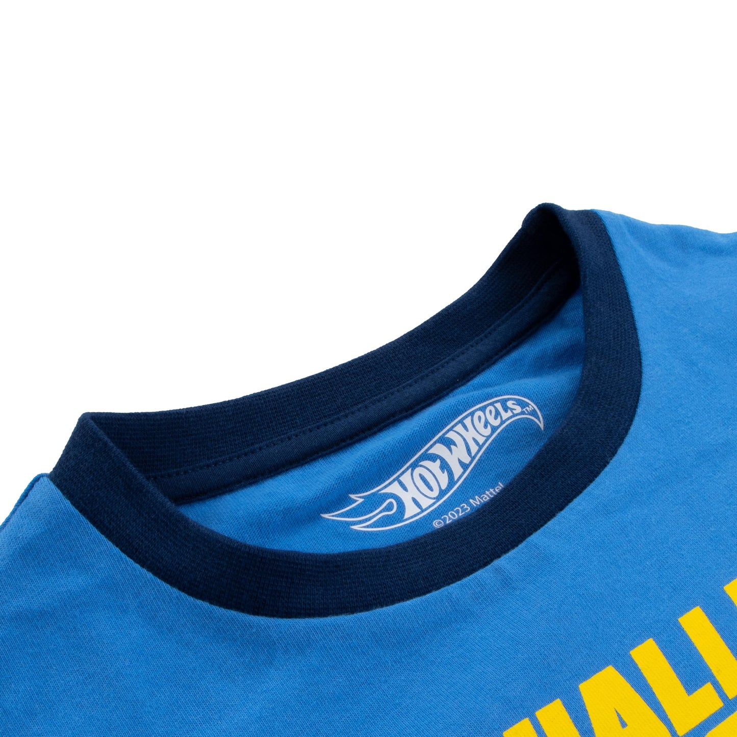 Hot Wheels Pyjamas | Boys Race Cars Pyjamas | Long Sleeve Boys PJs | Blue | 7-8 Years