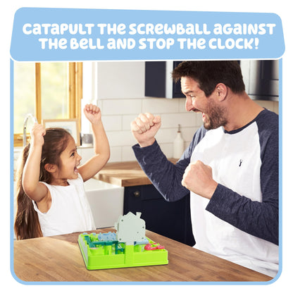 TOMY Bluey Screwball Scramble ML, Retro Maze Game With Obstacles And Timer, Skill-Based Puzzle Challenge, Magnetic Crane, Tilting Bridge, Solo Or Multiplayer, Includes 2 Balls, Age 5+