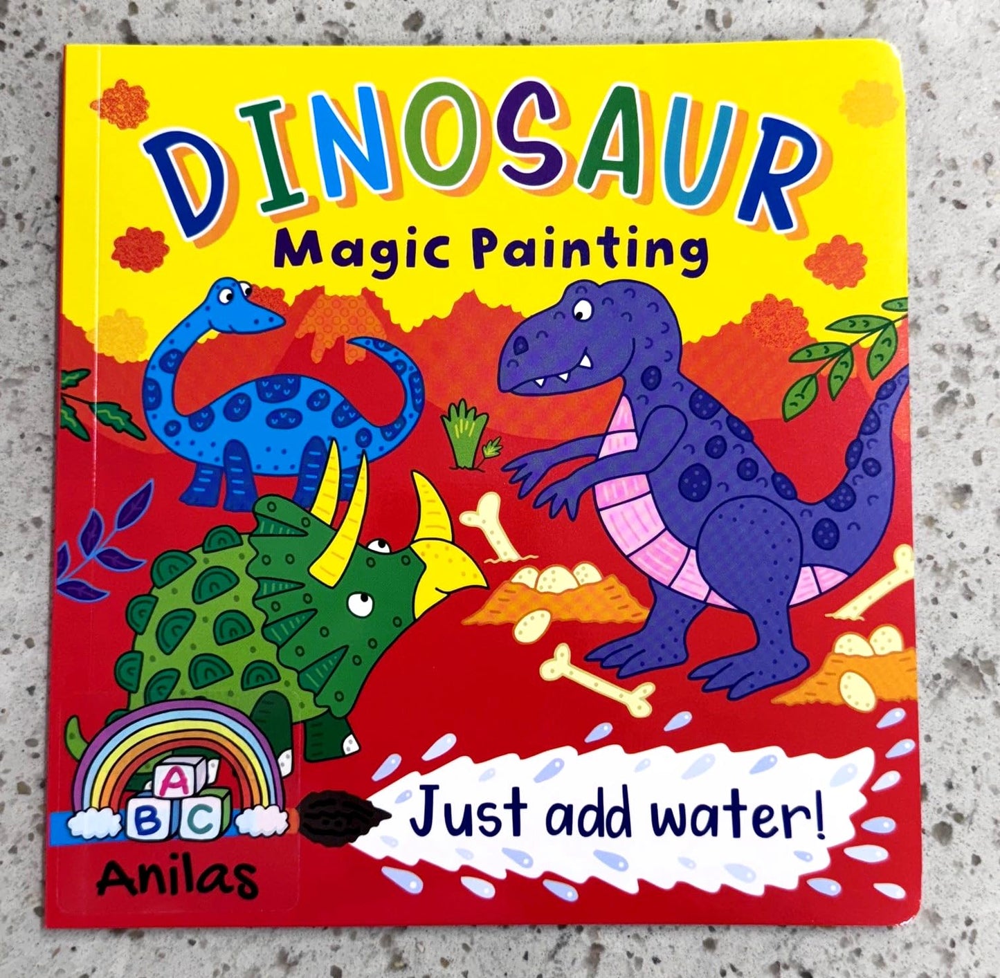 Anila's New Dinosaur Magic Painting Book. (Ideal for Children Aged 3-8).
