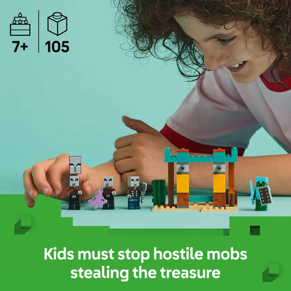 LEGO Minecraft The Illager Desert Patrol - Building Toy with Figures incl. a Pillager, Vindicator and Cactus Knight - Gamer Gift for 7+ Year Old Boys & Girls - 21267