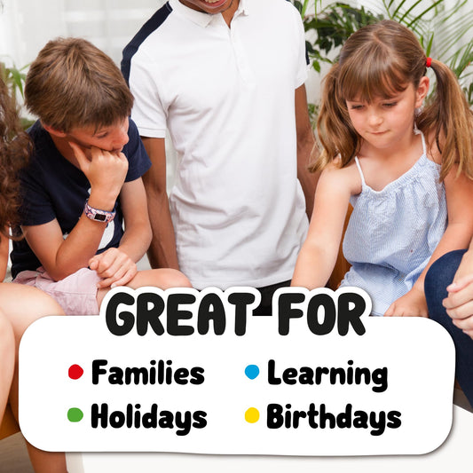 Junior Colourbrain Board Game: Ultimate Game for Families Fun for Kids and Adults Multicoloured, Fun Board Game for Families (Smaller box) | Perfect Christmas Game