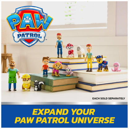 PAW Patrol Rubble & Mr. Porter Figure Pack with Skunk Toy Figure, Kids Toys for Boys and Girls Ages 3 and Up
