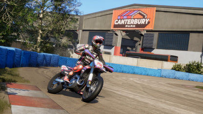 PlayStation 5 game cover for MotoGP 26 by Milestone, featuring motorcycle racing artwork with vibrant colors and dynamic design.