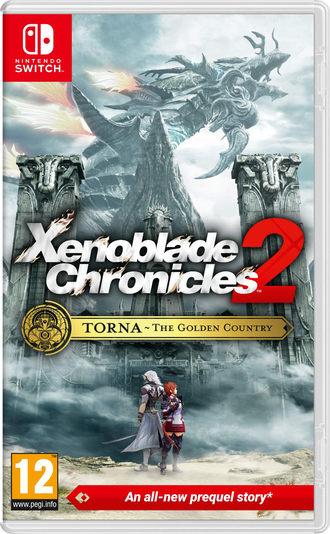 Nintendo Xenoblade Chronicles 2: Torna - The Golden Country Nintendo Switch game cartridge in a case with cover art.