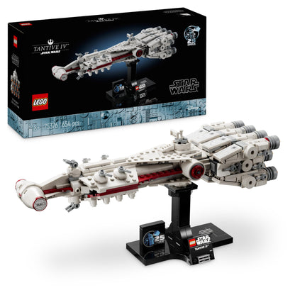 LEGO Star Wars Tantive IV set, detailed starship model kit with iconic design from A New Hope for adult builders.