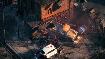 Cover art for Deliver At All Costs PS5 game by Konami featuring futuristic military scene with soldiers and combat vehicles.