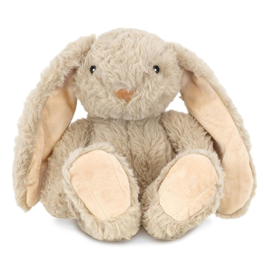 The Magic Toy Shop Plush Rabbit Bunny Teddy - Super Soft Cuddly Toy - Seated Stuffed Animal, Suitable from Birth - Great Gift for Kids & Adults for All Occasions (Beige)