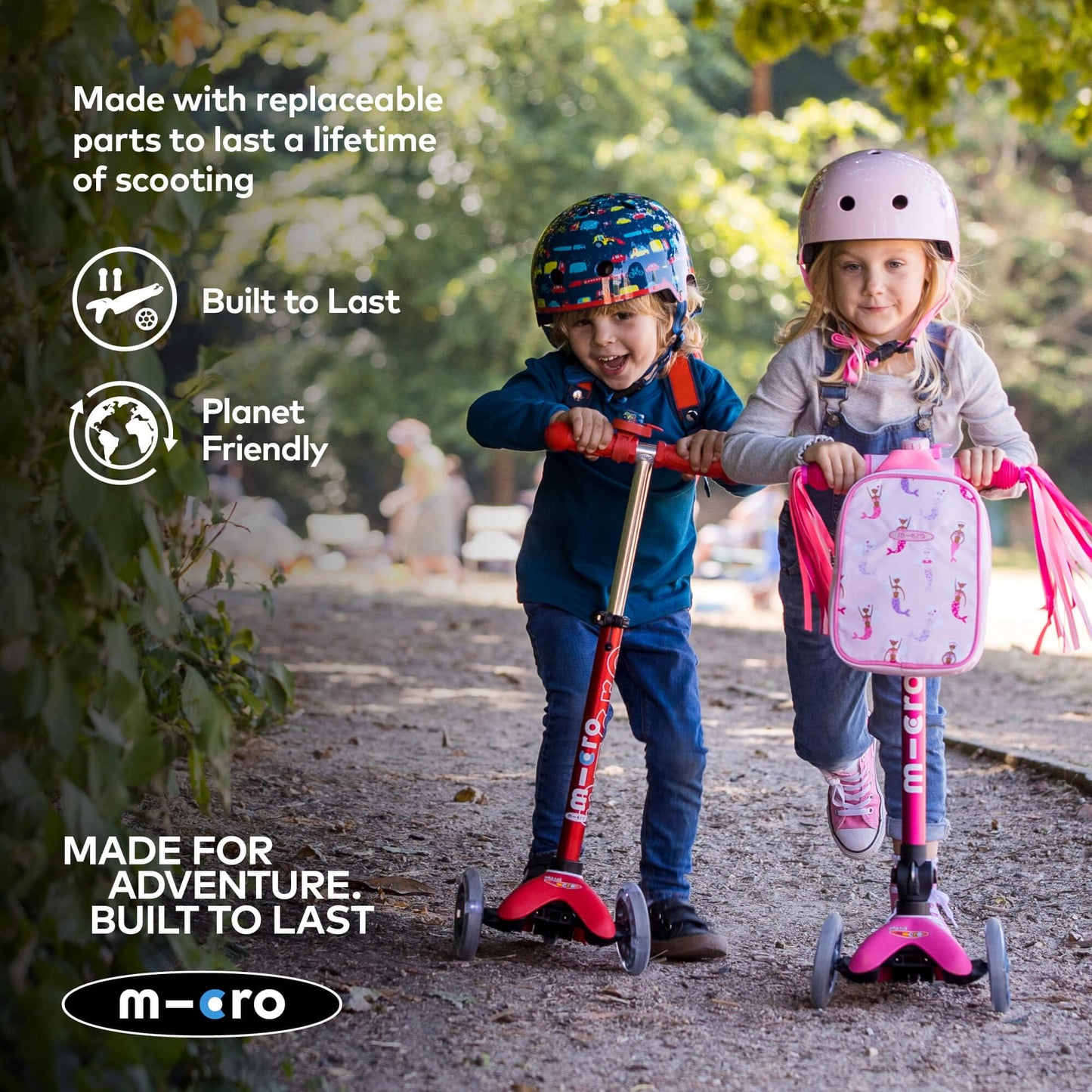 Micro Scooters | Mini Micro Deluxe LED Children's Scooter | Extra Grippy Deck | Weather Tested Stem | Remove & Fold Handlebar | Light Up Wheels | 2-5yrs | Boys & Girls | Lavender