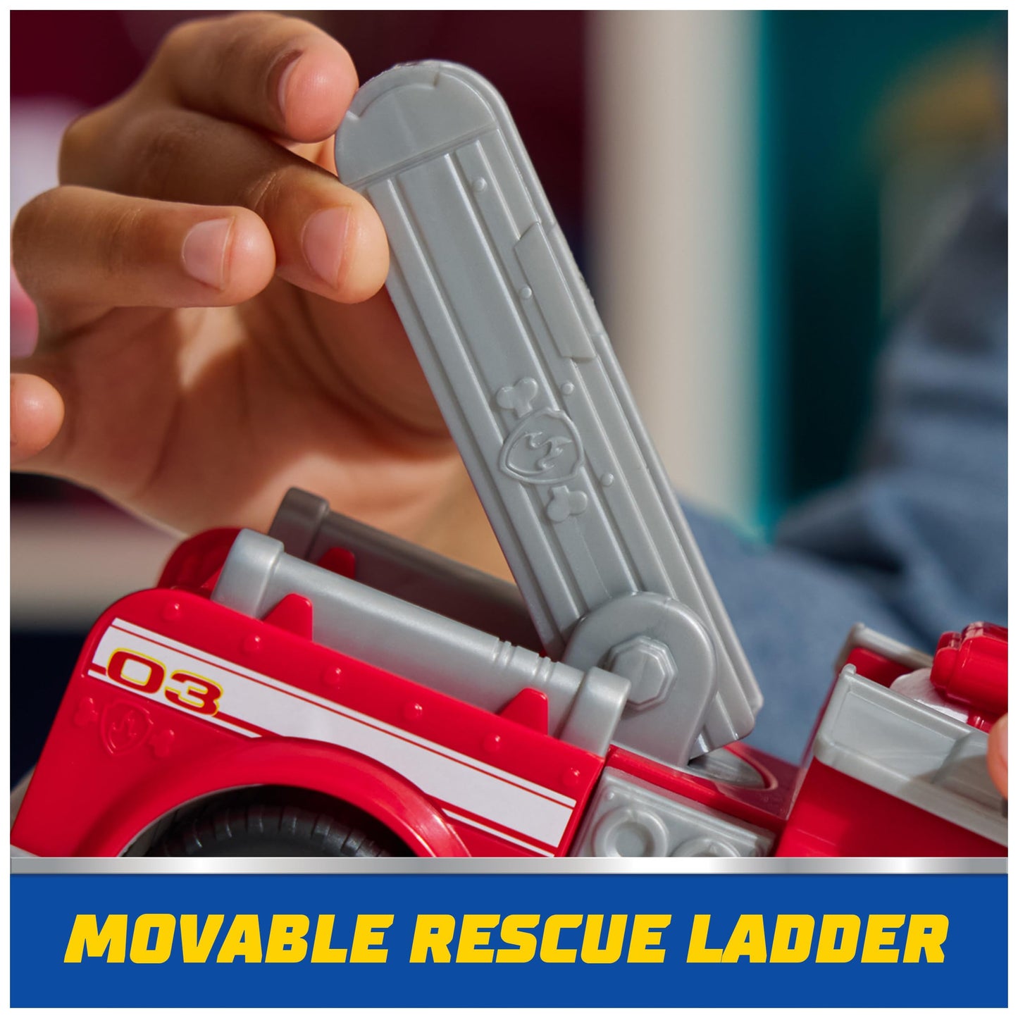Paw Patrol, Marshall’s Fire Engine, Toy Vehicle with Collectible Action Figure, Sustainably Minded Kids’ Toys for Boys & Girls Aged 3 and Up