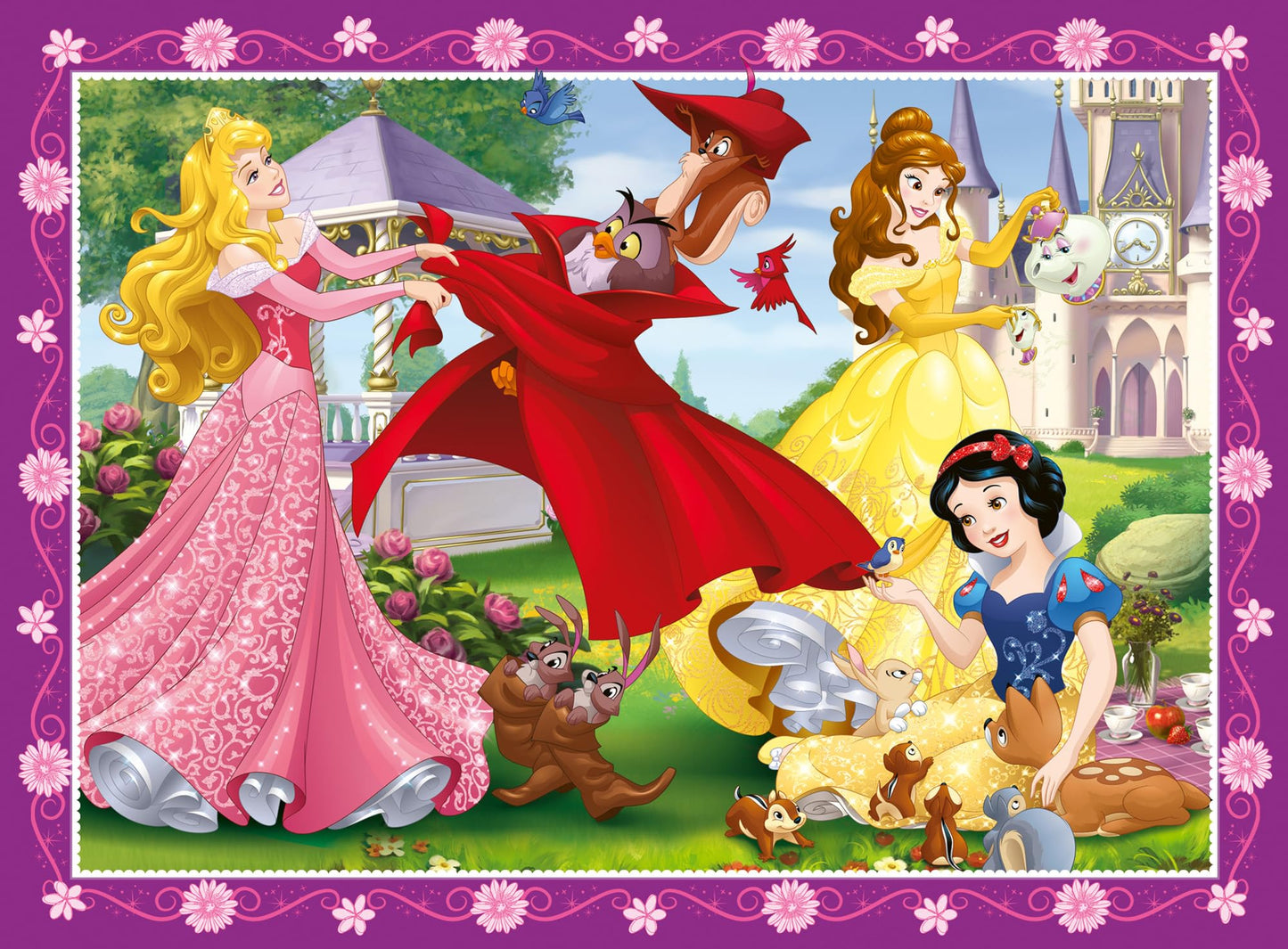 Ravensburger Disney Princess 4 in Box Jigsaw Puzzles for Kids Age 3 Years and Up - 12, 16, 20 & 24 Pieces
