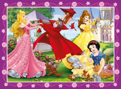 Ravensburger Disney Princess 4 in Box Jigsaw Puzzles for Kids Age 3 Years and Up - 12, 16, 20 & 24 Pieces