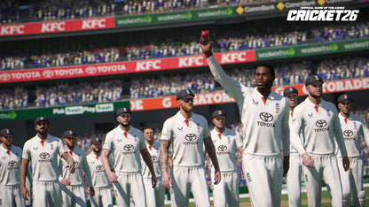 Nacon Cricket 26 PS5 game cover featuring cricket players and Ashes branding, official cricket video game for PlayStation 5.