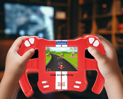 Lexibook, Cyber Arcade, Motion Console, 30 racing, action and puzzle games, Control by tilting, Red, JL3150