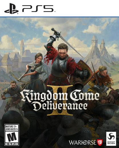 Deep Silver Kingdom Come: Deliverance II PlayStation 5 game case with artwork and title on the front.