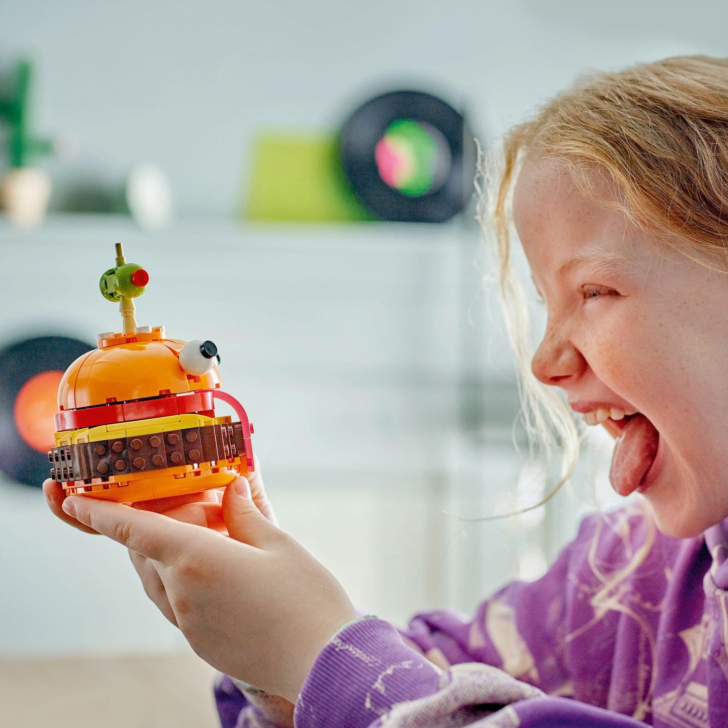 LEGO Fortnite Durrr Burger Set featuring collectible figures and building elements for creative play.