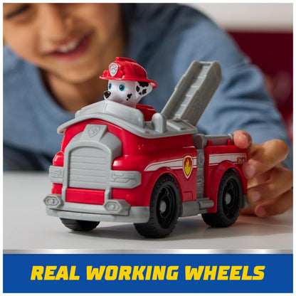 Paw Patrol, Marshall’s Fire Engine, Toy Vehicle with Collectible Action Figure, Sustainably Minded Kids’ Toys for Boys & Girls Aged 3 and Up