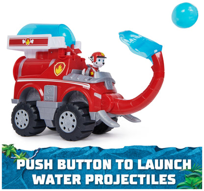 Paw Patrol Jungle Pups, Marshall’s Deluxe Elephant Vehicle with Projectile Launcher, Toy Truck with Action Figure, Kids’ Toys for Boys & Girls Aged 3 and Up