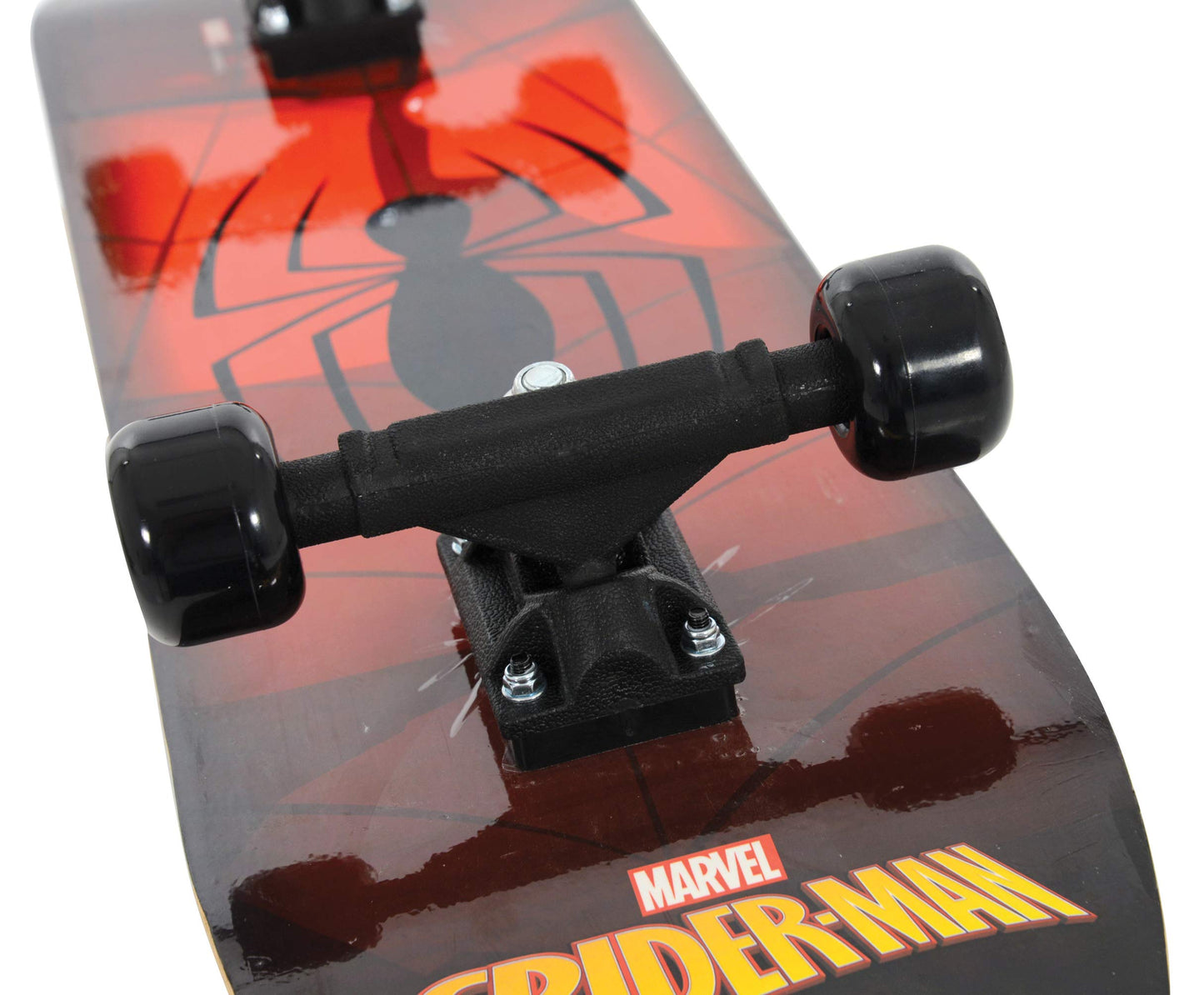 Spiderman Kids Beginners Skateboard | Officially Licensed Graphics Durable 7-Ply Deck Smooth PVC Wheels | Offering Enhanced Stability Balance and Coordination Development | Age 5+