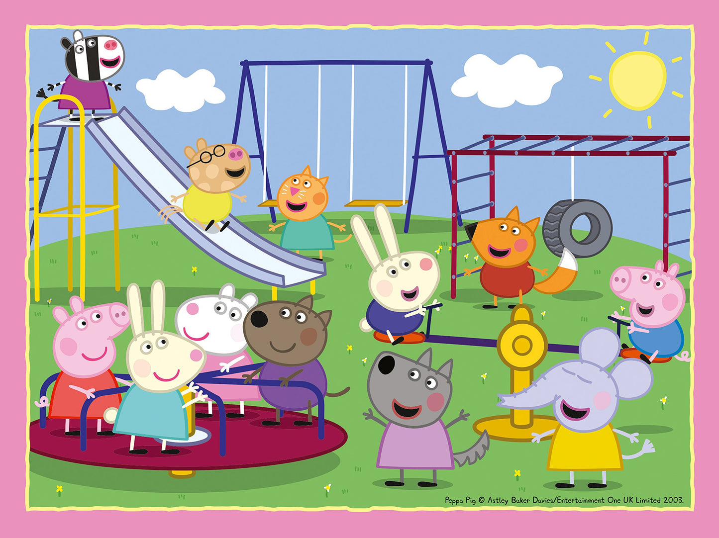 Ravensburger Peppa Pig 4 in Box Jigsaw Puzzles for Kids Age 3 Years Up - 12, 16, 20 & 24 Pieces - Gifts for Kids