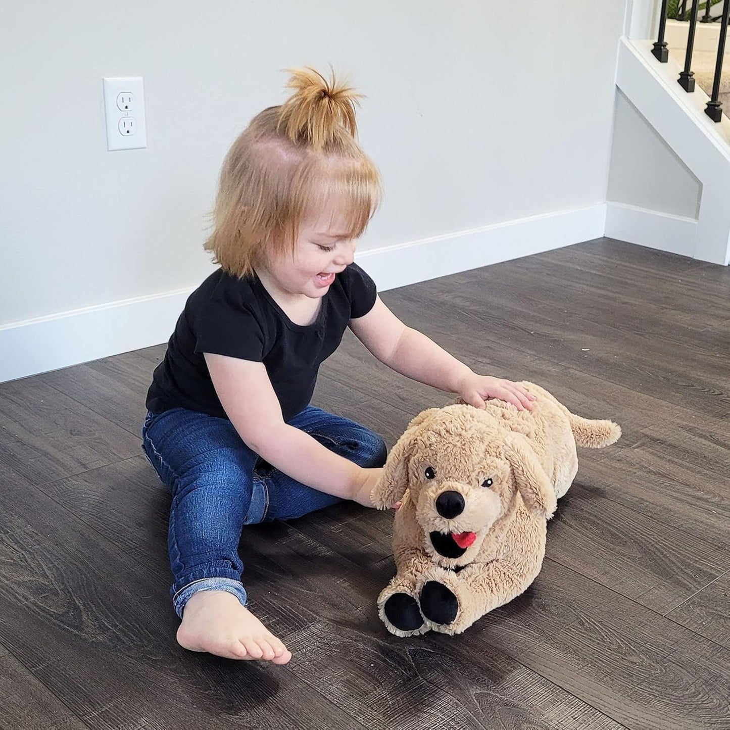 LotFancy Golden Retriever Teddy 53 cm, Large Dog Toys, Cuddly Dog Stuffed Animals Plush Toy, Gift for Kids Pets Girls, Christmas Toys