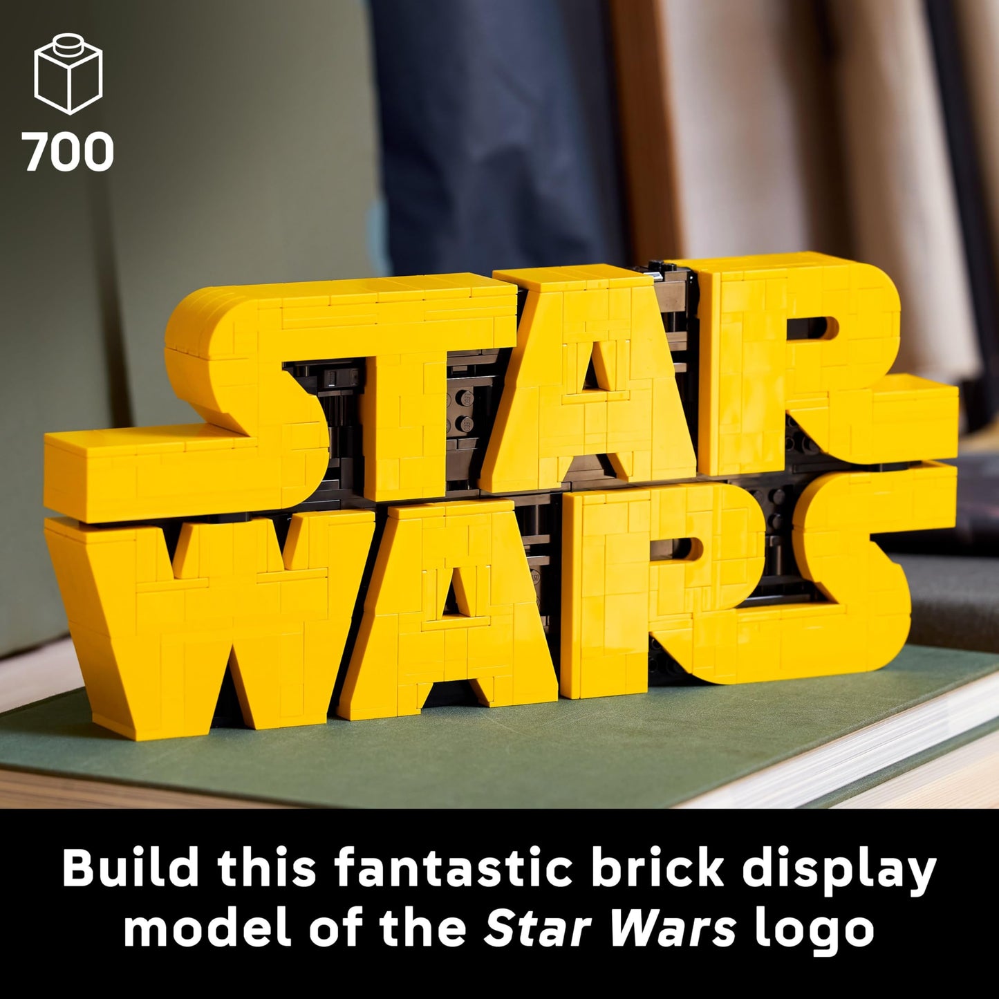 LEGO Star Wars 75407 logo set, featuring a detailed brick-built design for adult collectors and home office display.