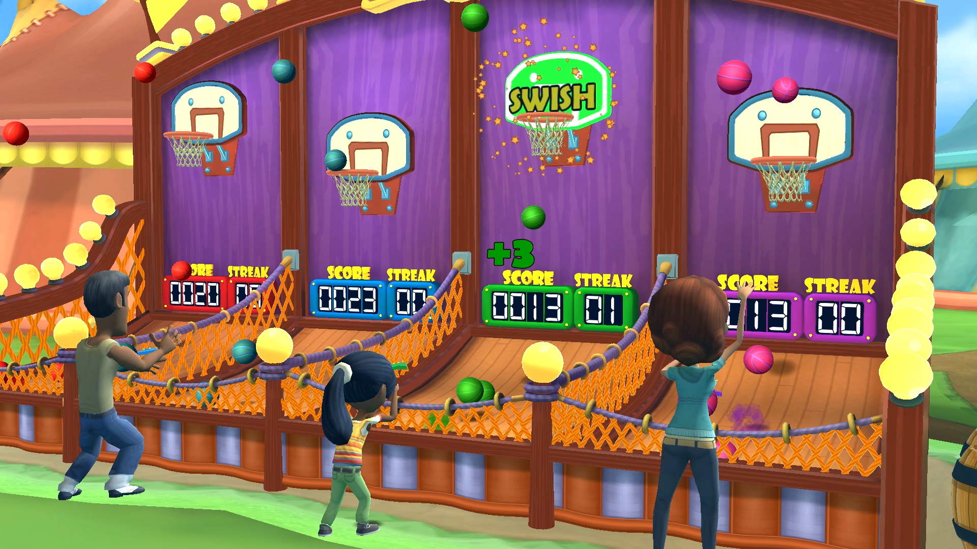 Nintendo Switch Carnival Games Code in Box by 2K, showing game packaging with colorful carnival-themed artwork.