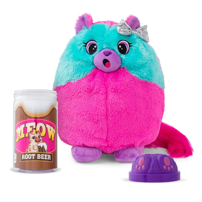Basic Fun 03936 Surprise Cat Plush, Cuddly Soft Toy For Girls And Boys, Suitable For Kids Aged 4+, Assorted