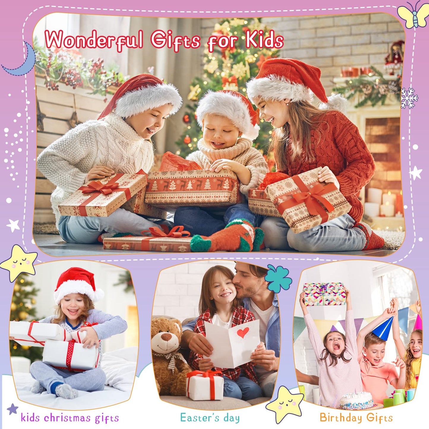 Unicorn Gifts for Girls - Arts Crafts Jewellery Bracelet Making Kit for Kids Age 7 8 9 10+ Year Old, Christmas Birthday Presents, Advent Calendar Stocking Fillers for Children