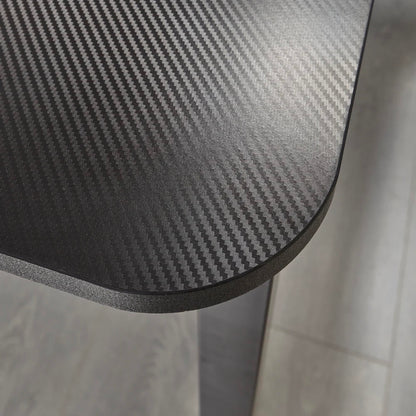 X-Rocker Panther XL 155cm x 108cm, L-Shaped Gaming Desk - Reversible Corner Design, Large Dual Monitor, Sturdy Metal Frame for Adults & Kids - Carbon Black - Mouse Mat Included